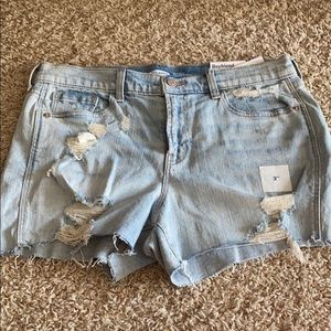 NWT Old Navy Boyfriend Jean Shorts Size 8